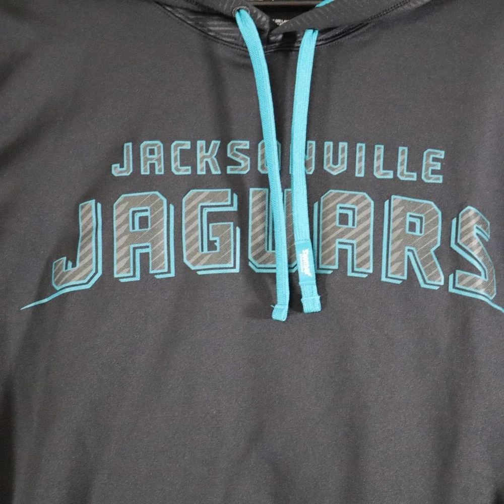 Nike NFL On‑Field Jacksonville Jaguars Therma‑Fit Hoodie Men's L – Black/Teal